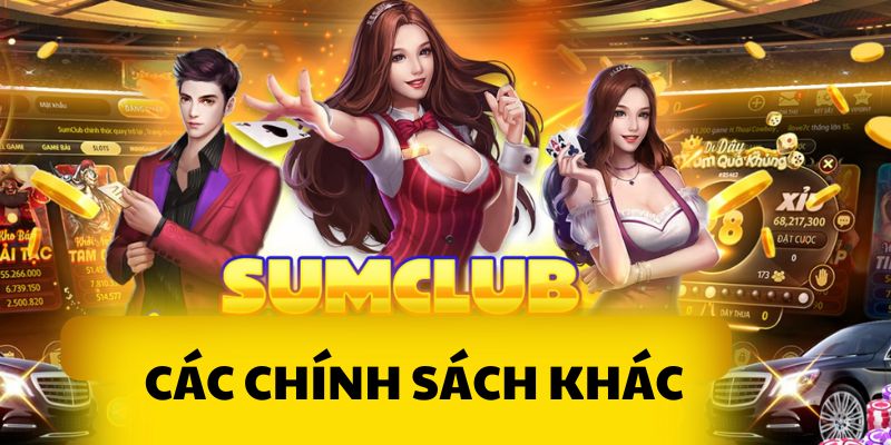 Các chính sách khác tại Sumclub Các chính sách khác tại Sumclub